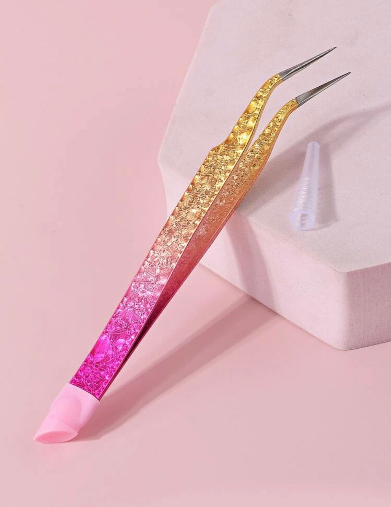 Double Ended Nail Art Tweezers (used for stickers)